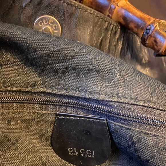 Vintage Gucci Bamboo Handle Bag - Picture 4 of 5
